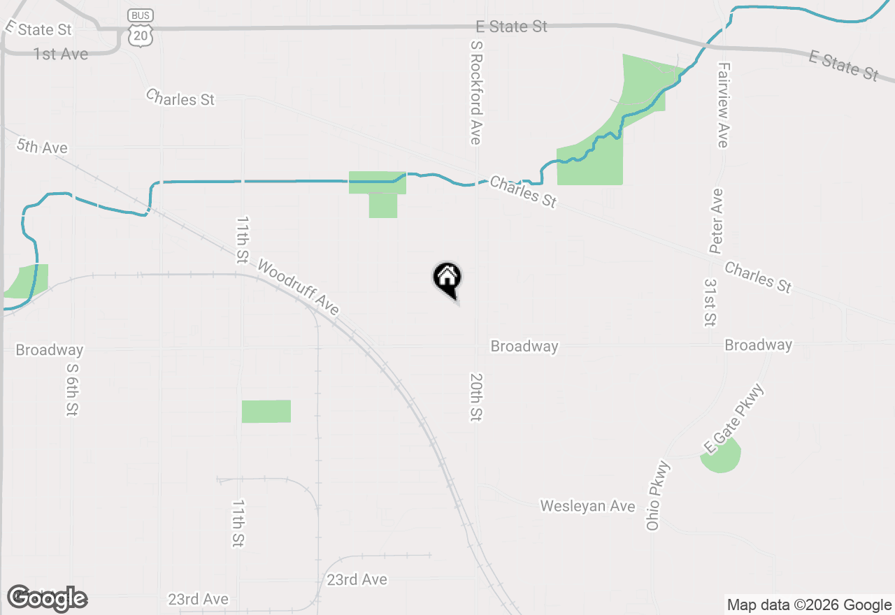 Map of 1308 19th Street, Rockford, IL 61104