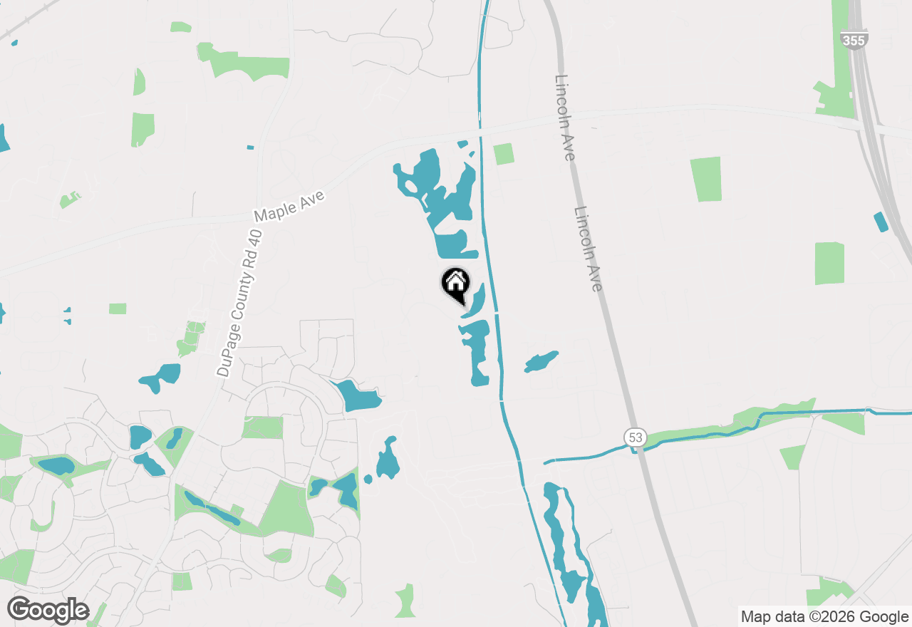 Map of 5880 Forest View Road #A, Lisle, IL 60532