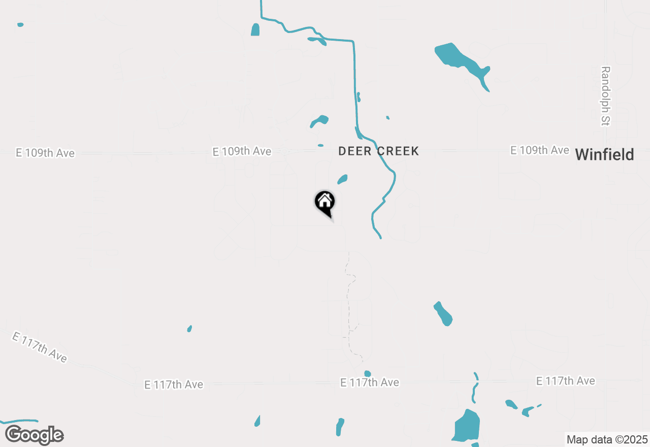 Map of 5982 E 112th Avenue, Winfield, IN 46307