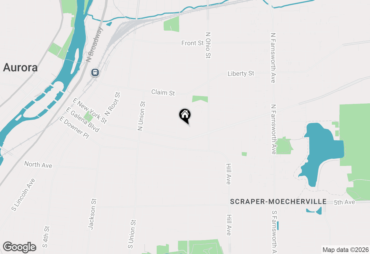 Map of 820 Spring Street, Aurora, IL 60506