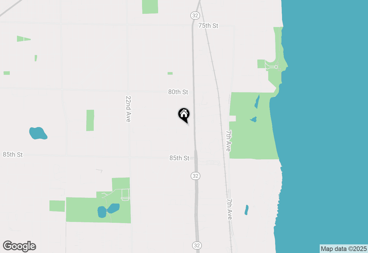 Map of 1410 83rd St, Kenosha, WI 53143