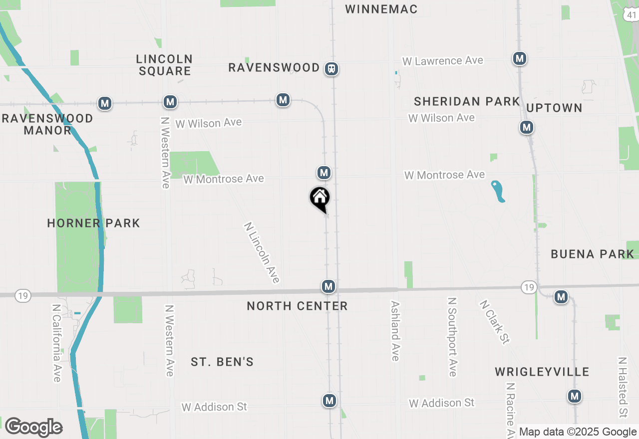 Map of 4231 N Wolcott Avenue, Chicago, IL 60613