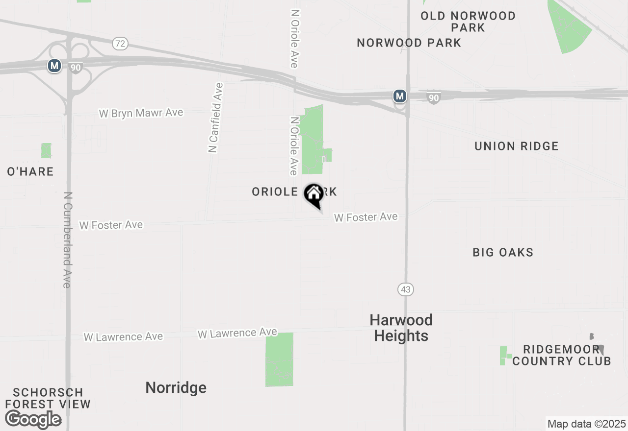 Map of 7516 W Foster Avenue, Chicago, IL 60656