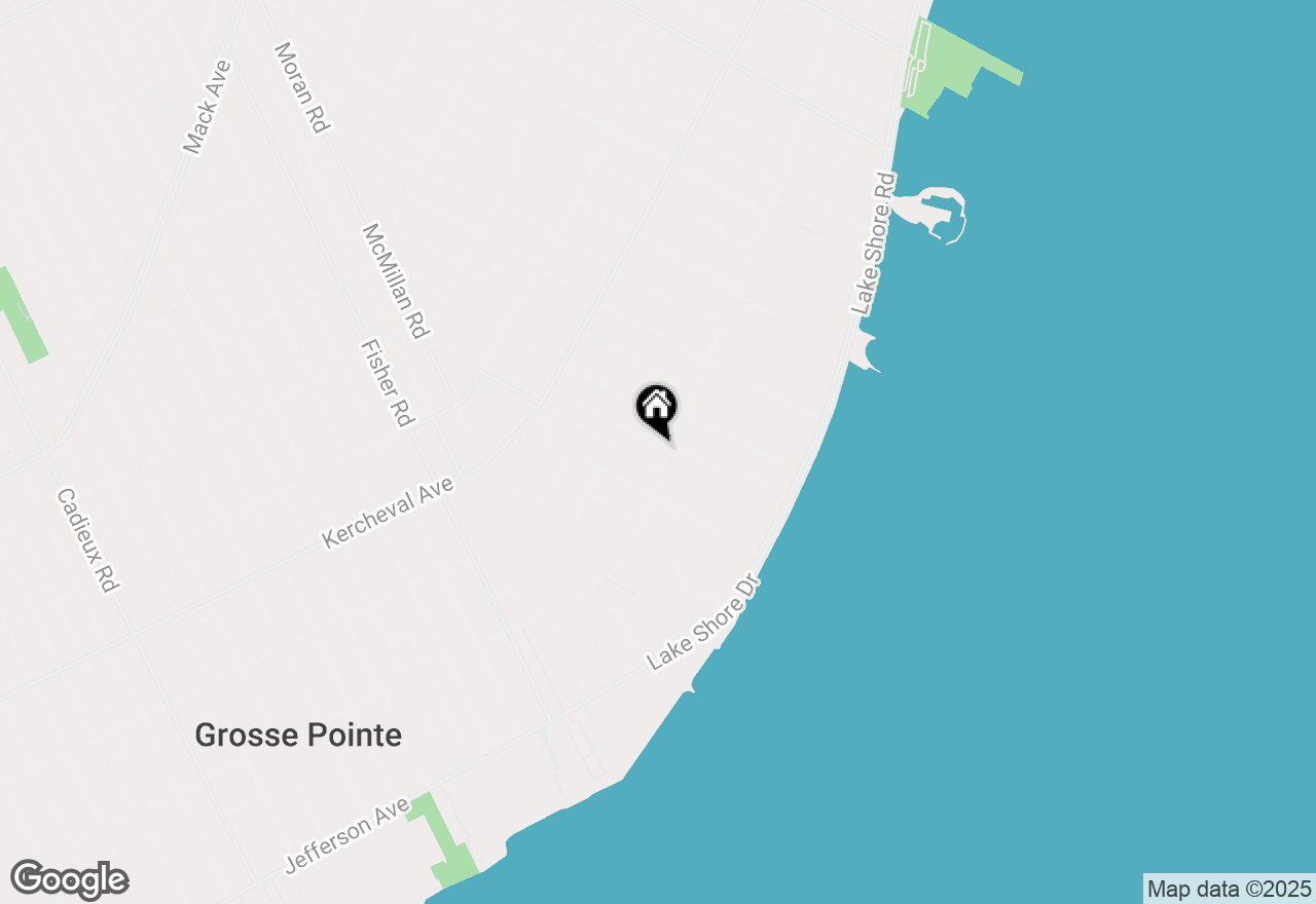 Map of 55 Mapleton Road, Grosse Pointe Farms, MI 48236