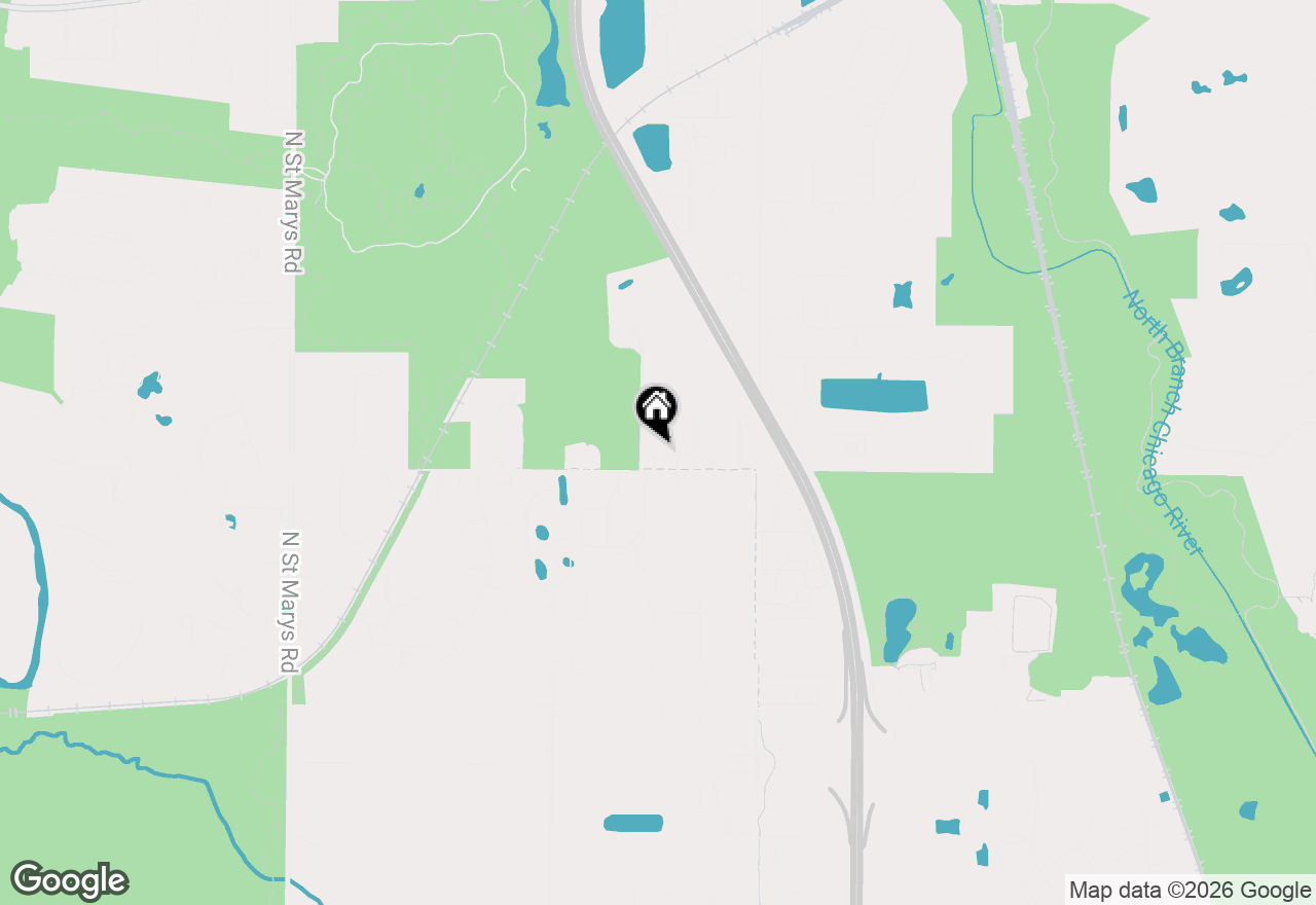 Map of 14160 W Old School Road, Mettawa, IL 60048
