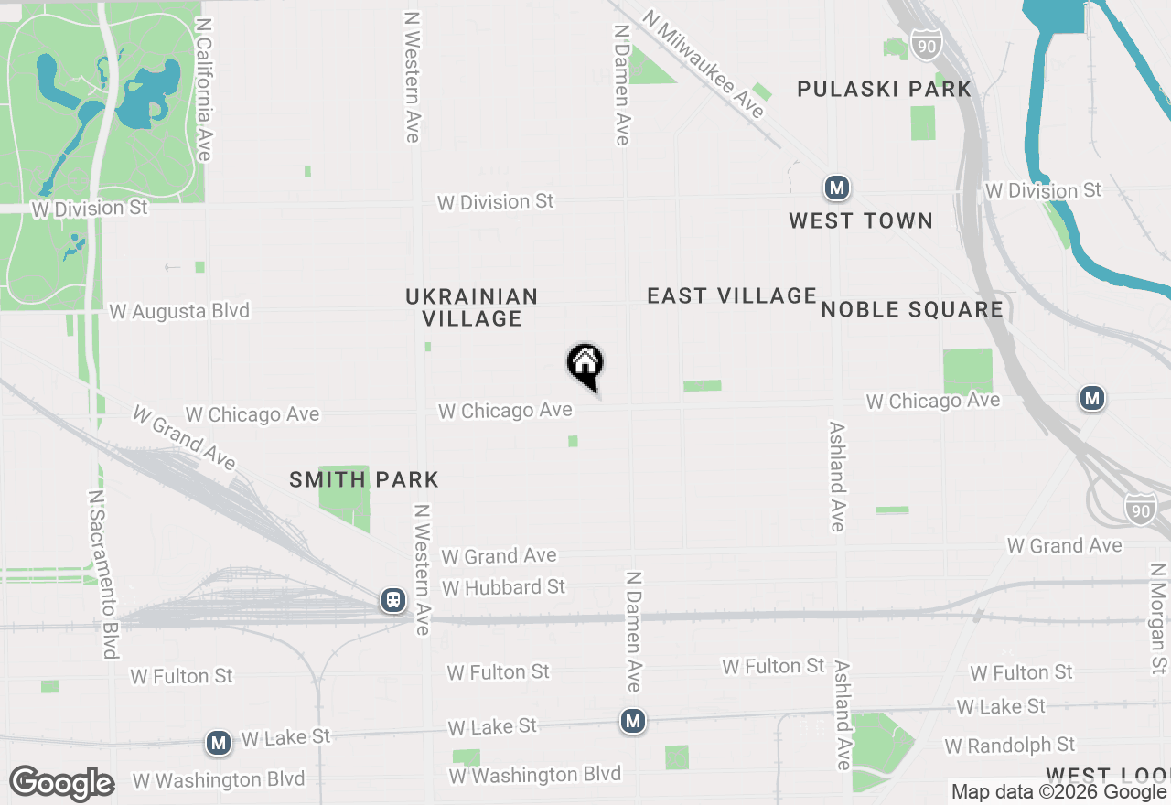 Map of 2054 W Chicago Avenue #4, Chicago, IL 60622