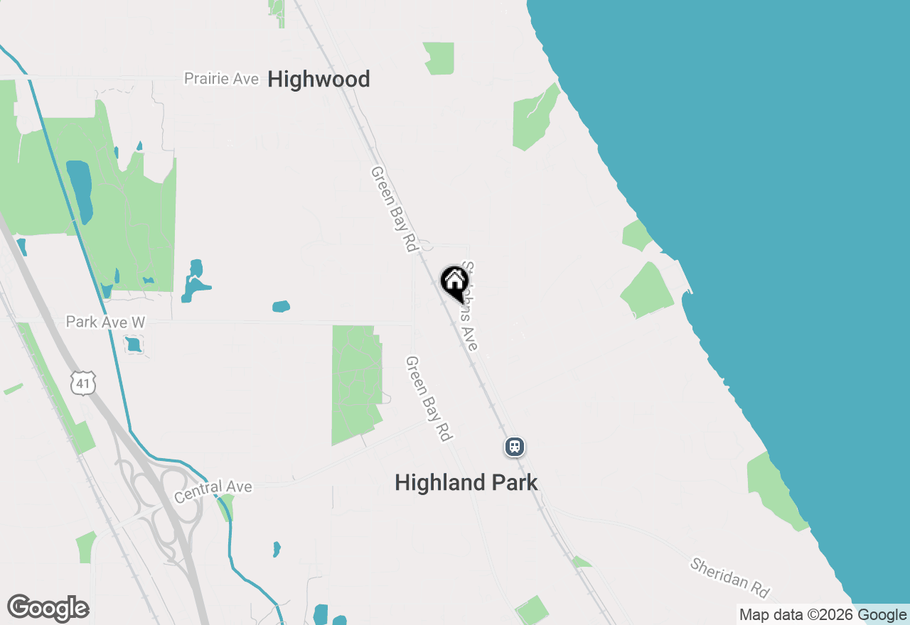Map of 2024 Saint Johns Avenue #301, Highland Park, IL 60035