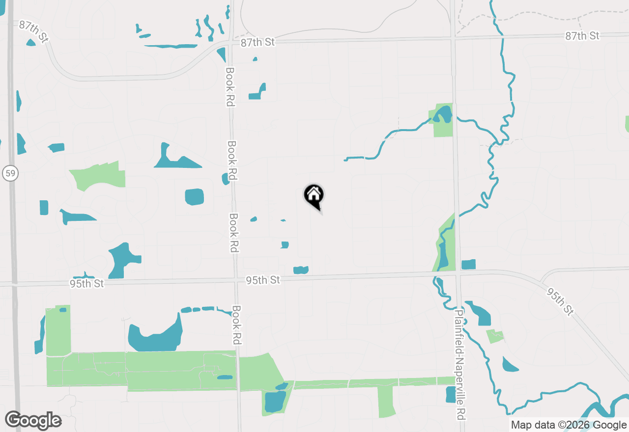 Map of 2736 Willow Ridge Drive, Naperville, IL 60564