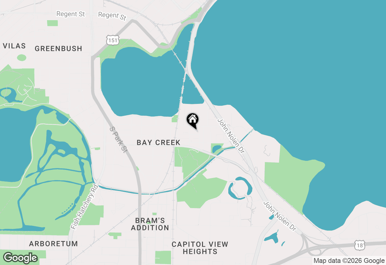 Map of 222 Potter Street, Madison, WI 53715