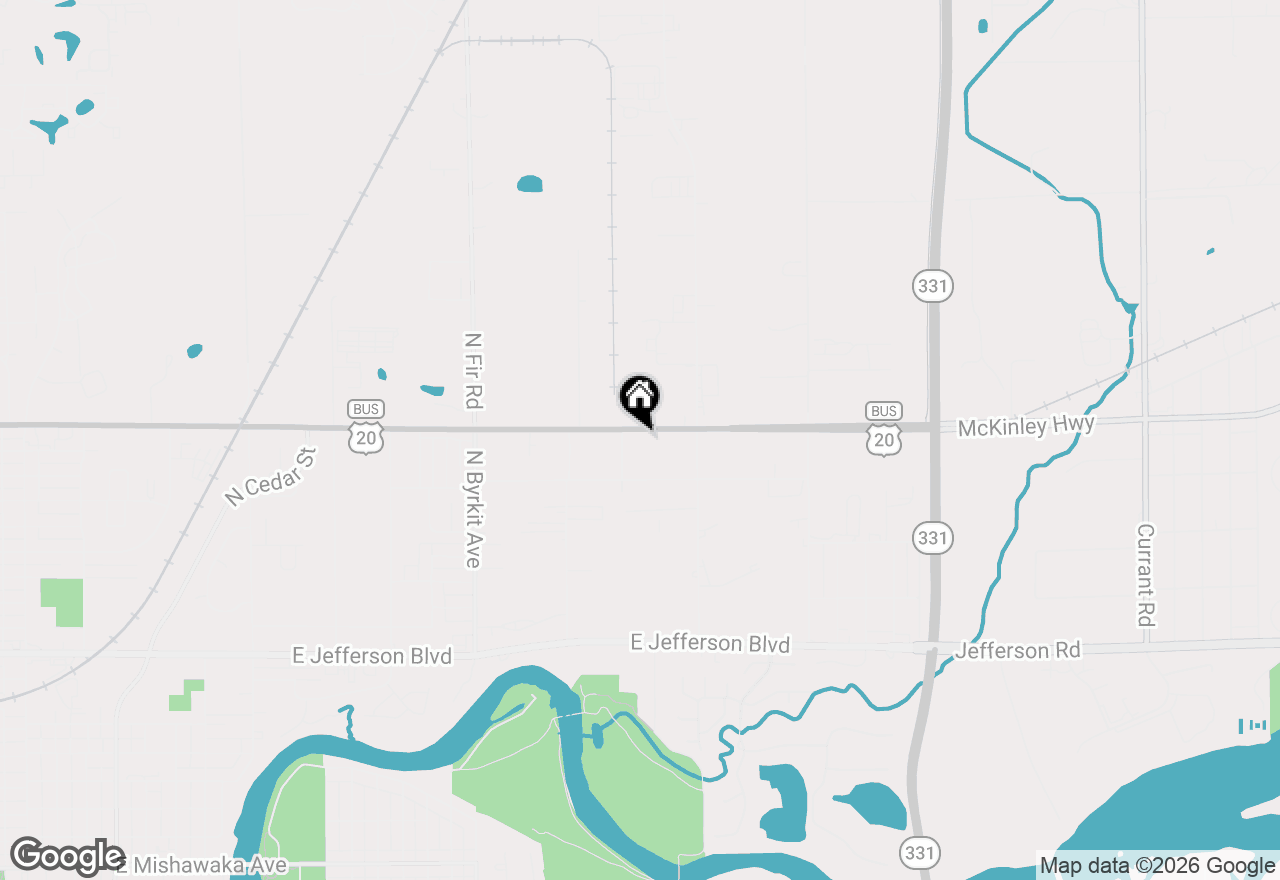 Map of 1917 E Mckinley Avenue, Mishawaka, IN 46545