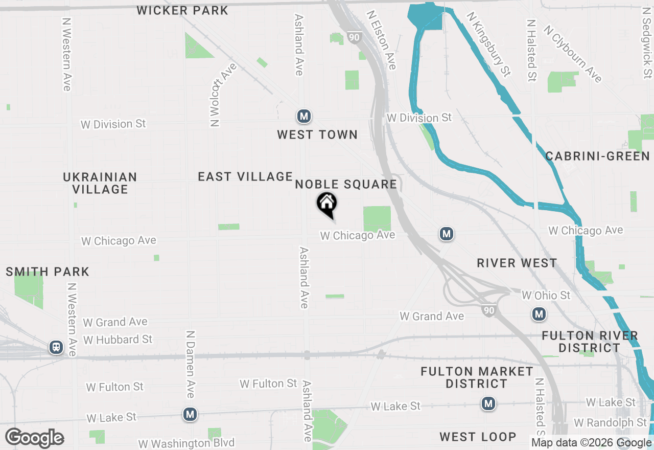 Map of 1511 W Fry Street, Chicago, IL 60642