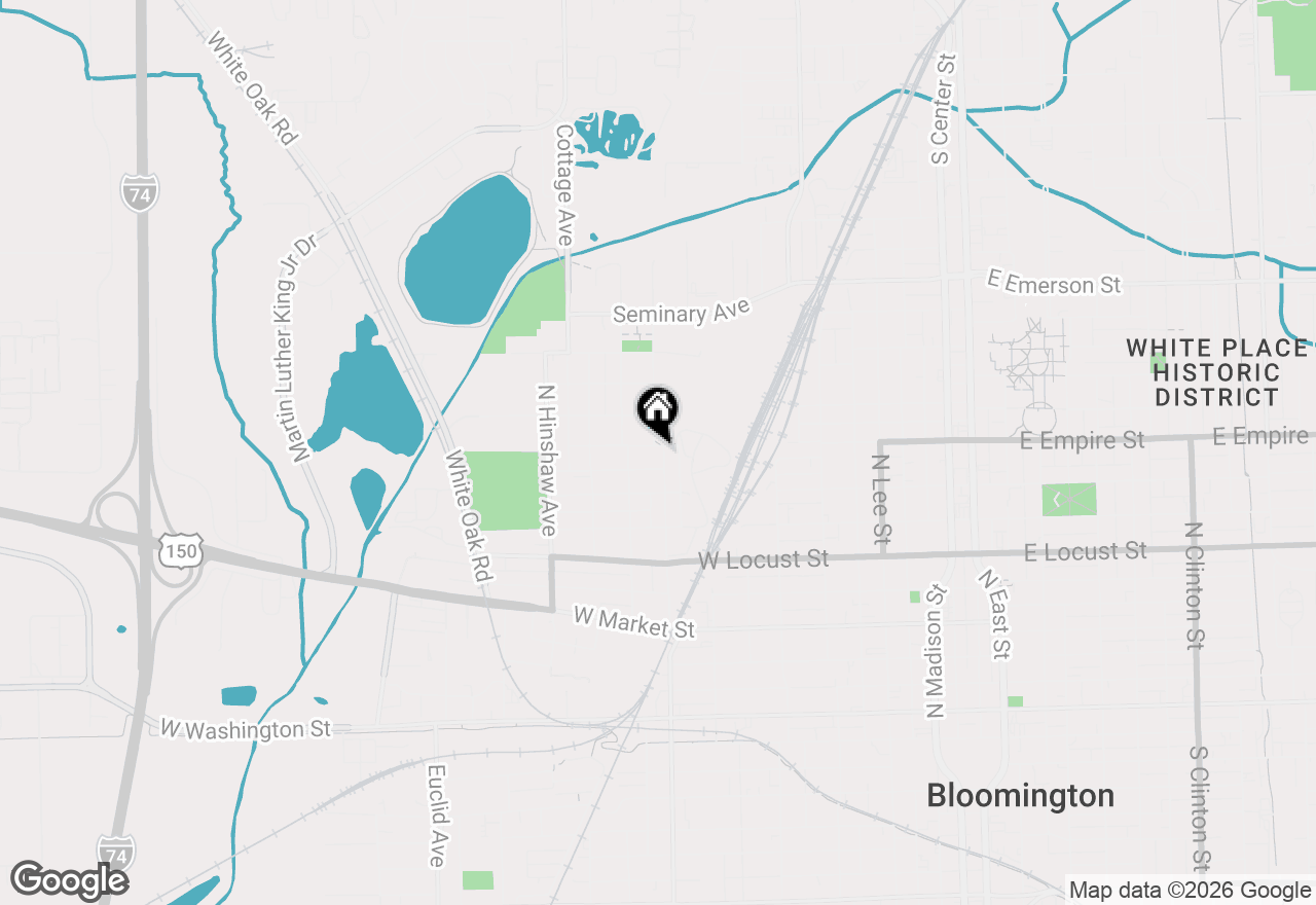 Map of 1006 N Morris Avenue, Bloomington, IL 61701