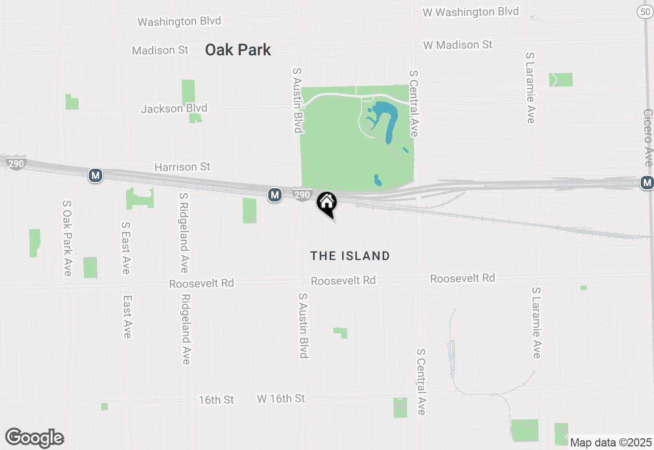 Map of 5907 W Arthington Street #2, Chicago, IL 60644