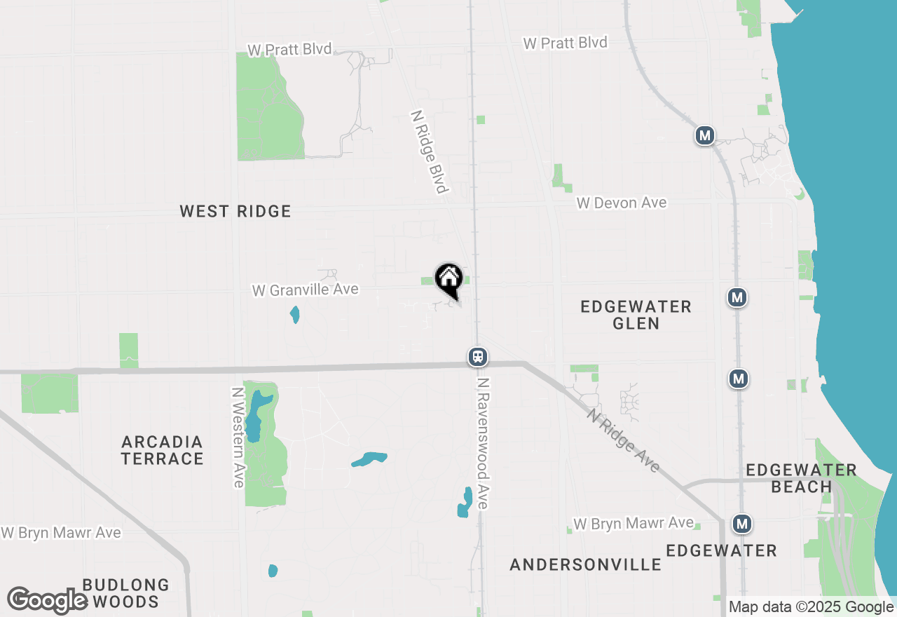 Map of 6149 N Wolcott Avenue #4D, Chicago, IL 60660
