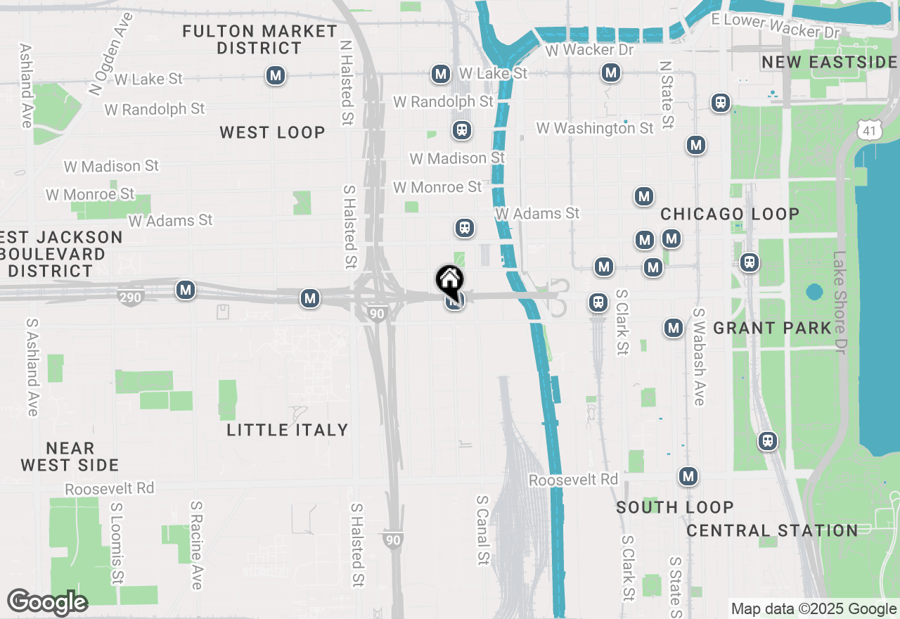 Map of 500 S Clinton Street #230, Chicago, IL 60607