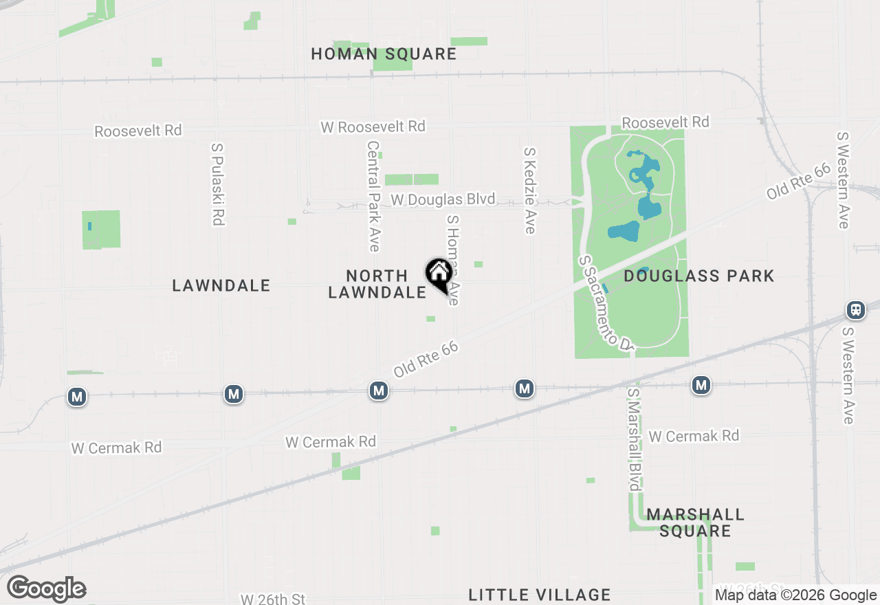 Map of 1629 S Trumbull Avenue, Chicago, IL 60623