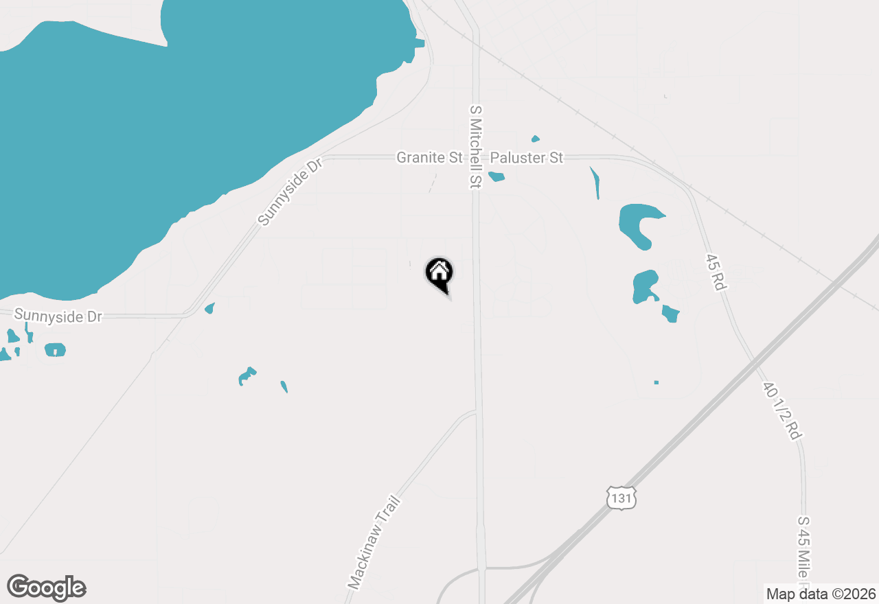 Map of 0 U.s. 131 Business, Cadillac, MI 49601