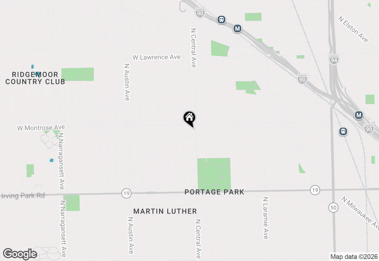 Map of 5622 W Pensacola Avenue, Chicago, IL 60634