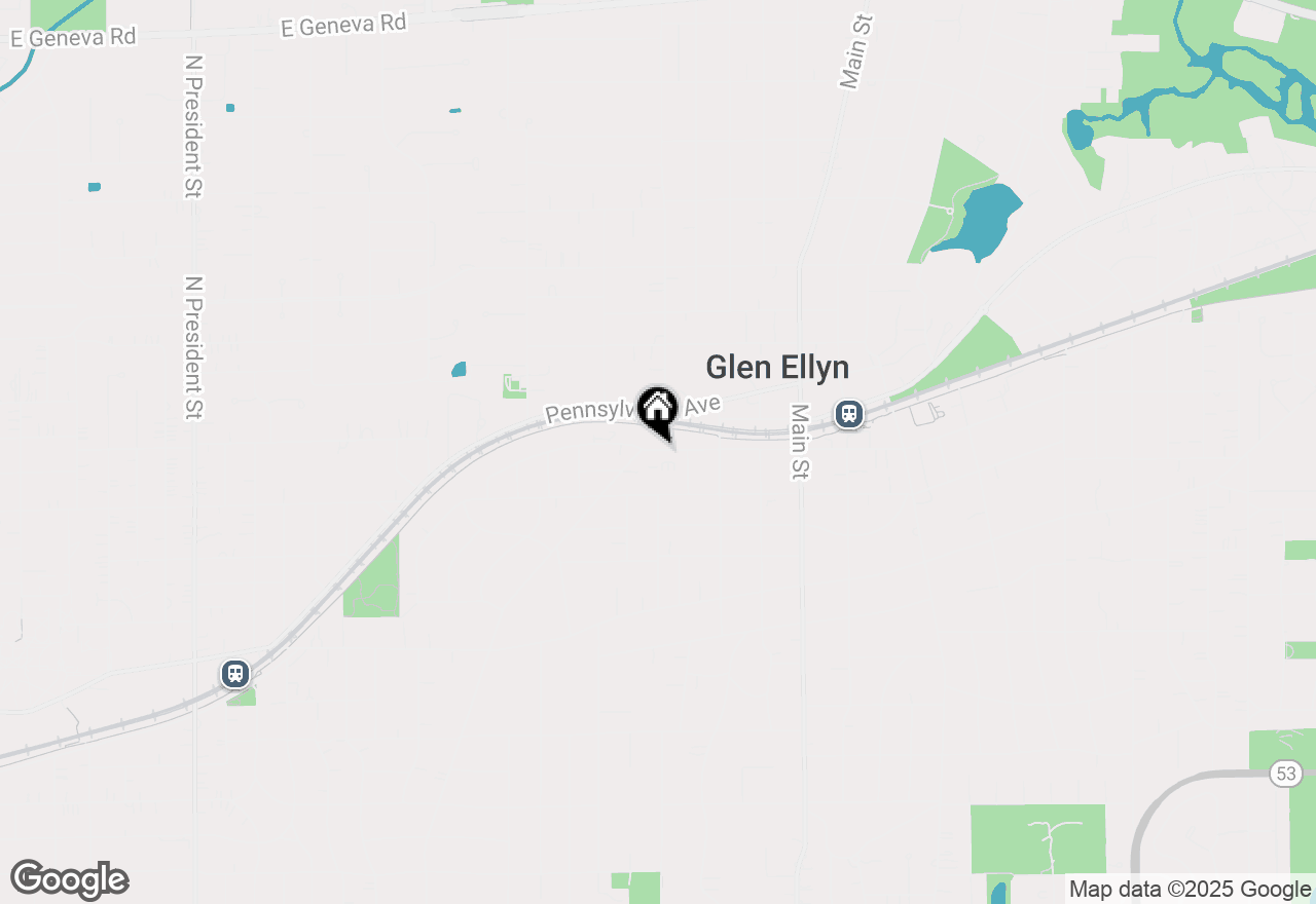 Map of 393 Duane Street #203, Glen Ellyn, IL 60137