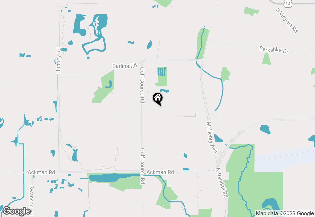 Map of (Address confidential), Crystal Lake, Illinois 60014