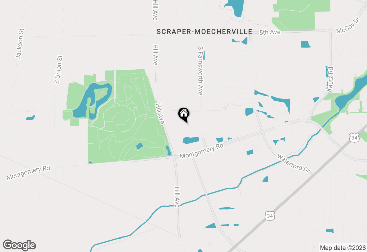 Map of 1039 Celebration Drive, Aurora, IL 60504