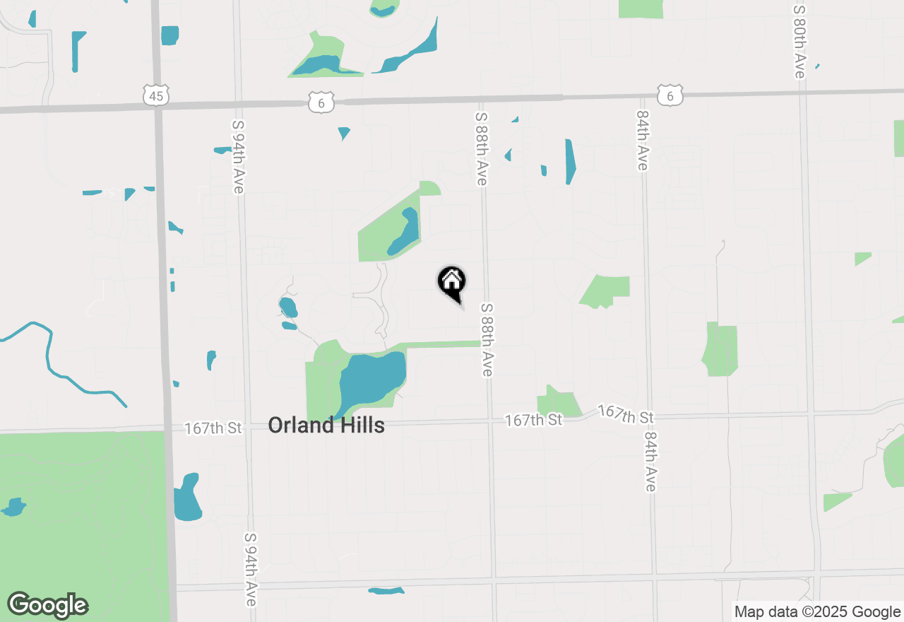 Map of 16430 S 89th Avenue, Orland Park, IL 60462
