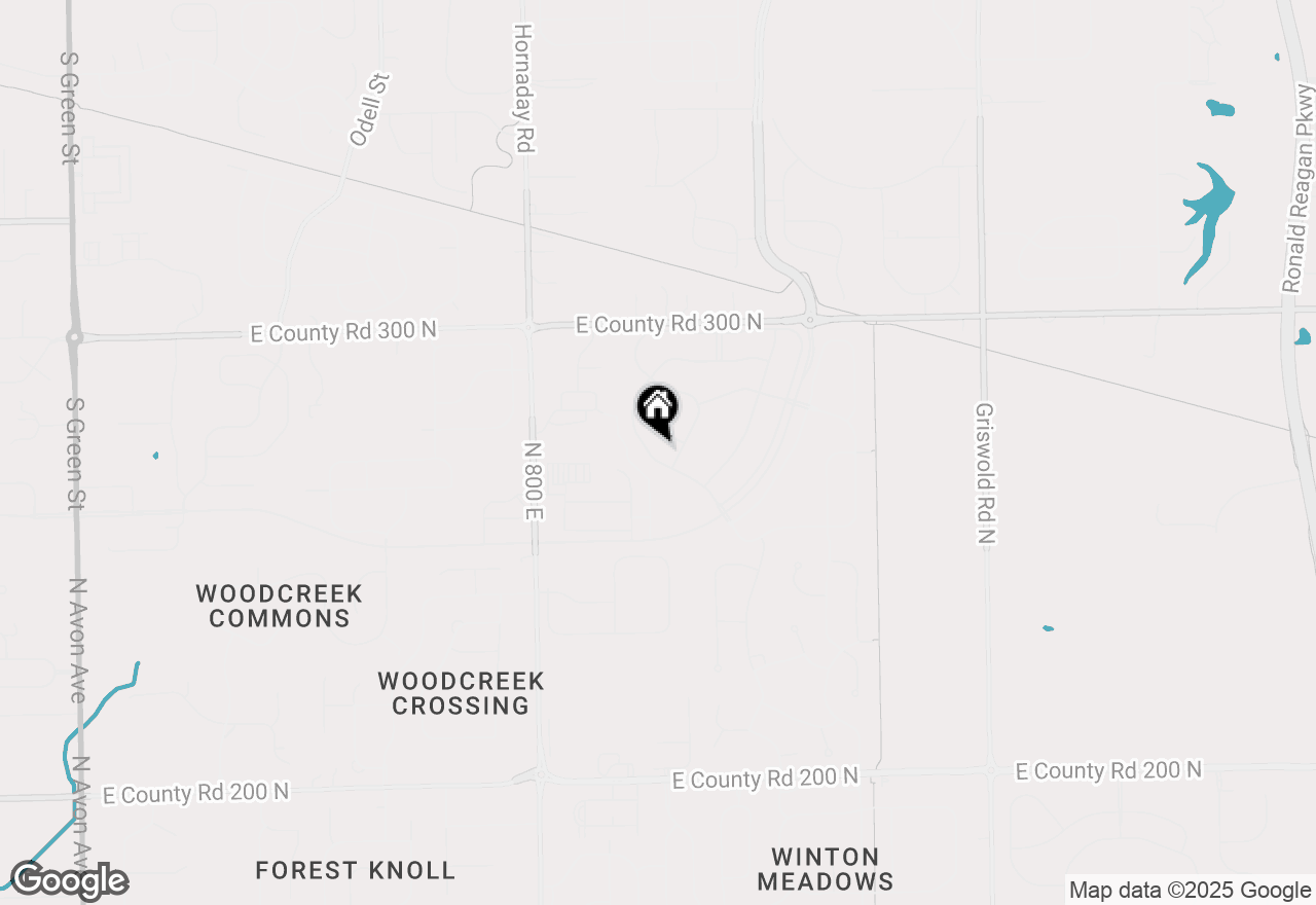 Map of 2717 Arklow Way, Brownsburg, IN 46112