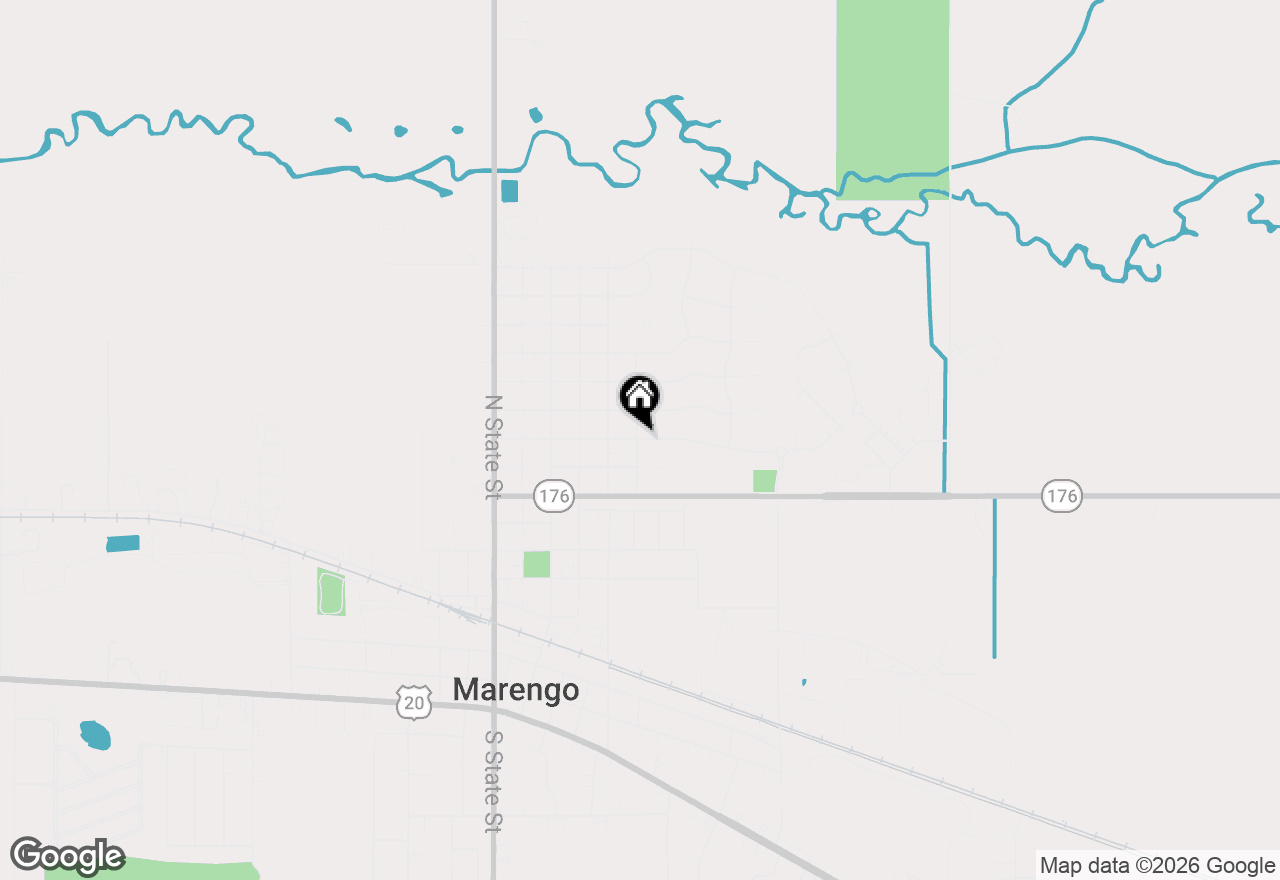 Map of (Address confidential), Marengo, Illinois 60152