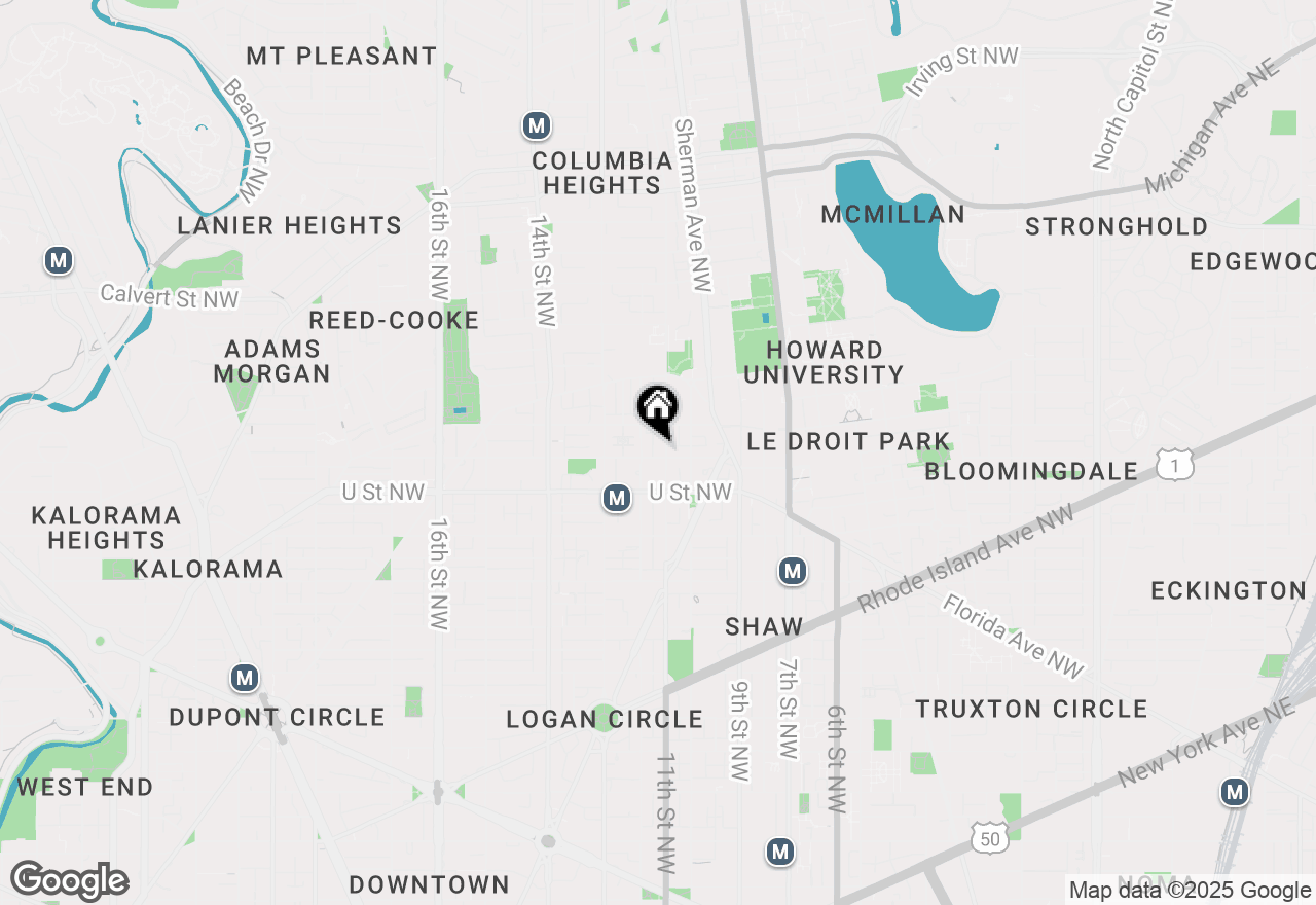 Map of 2100 11th Street Nw #G04, Washington, DC 20001