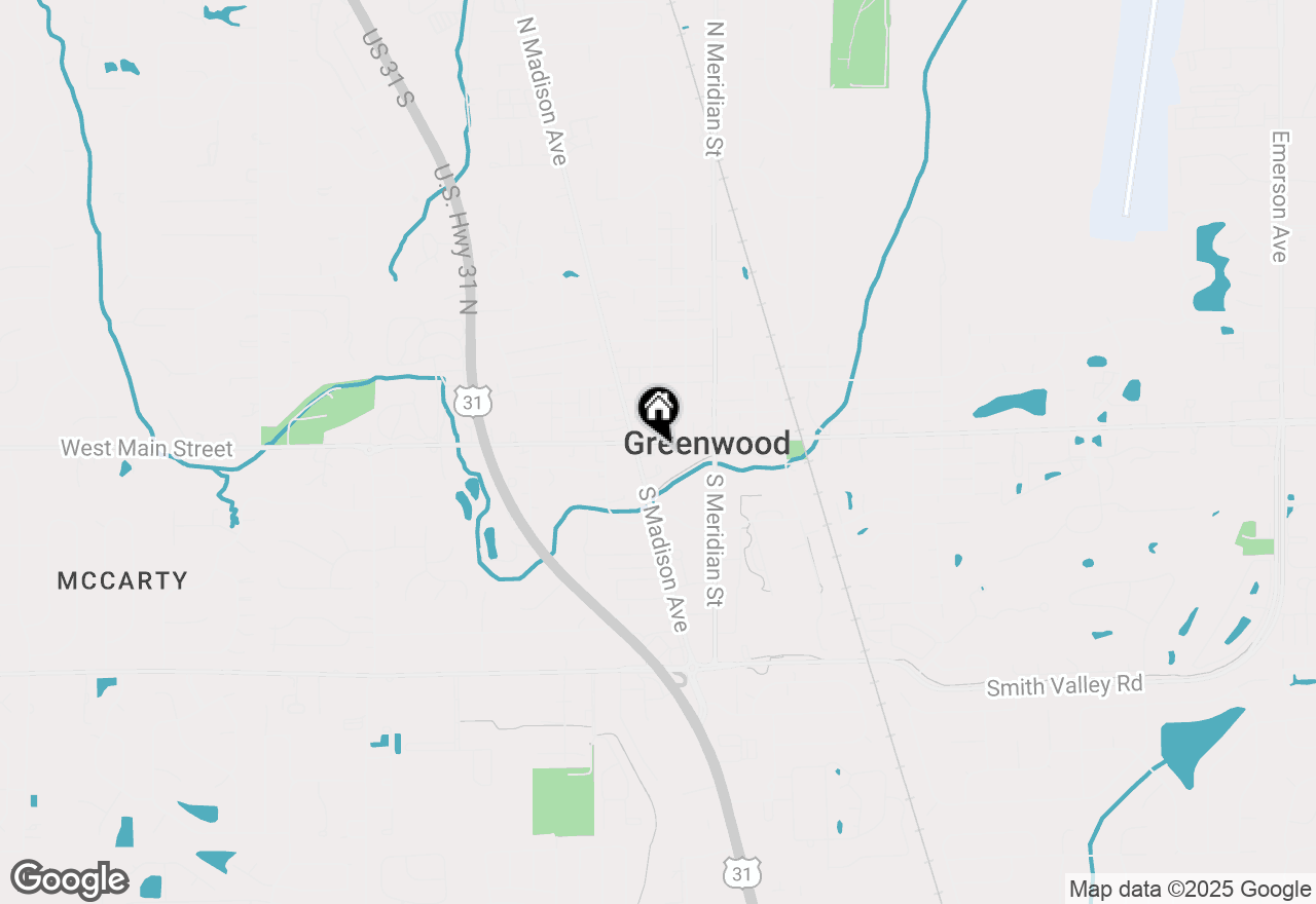 Map of 189 W Main Street, Greenwood, IN 46142