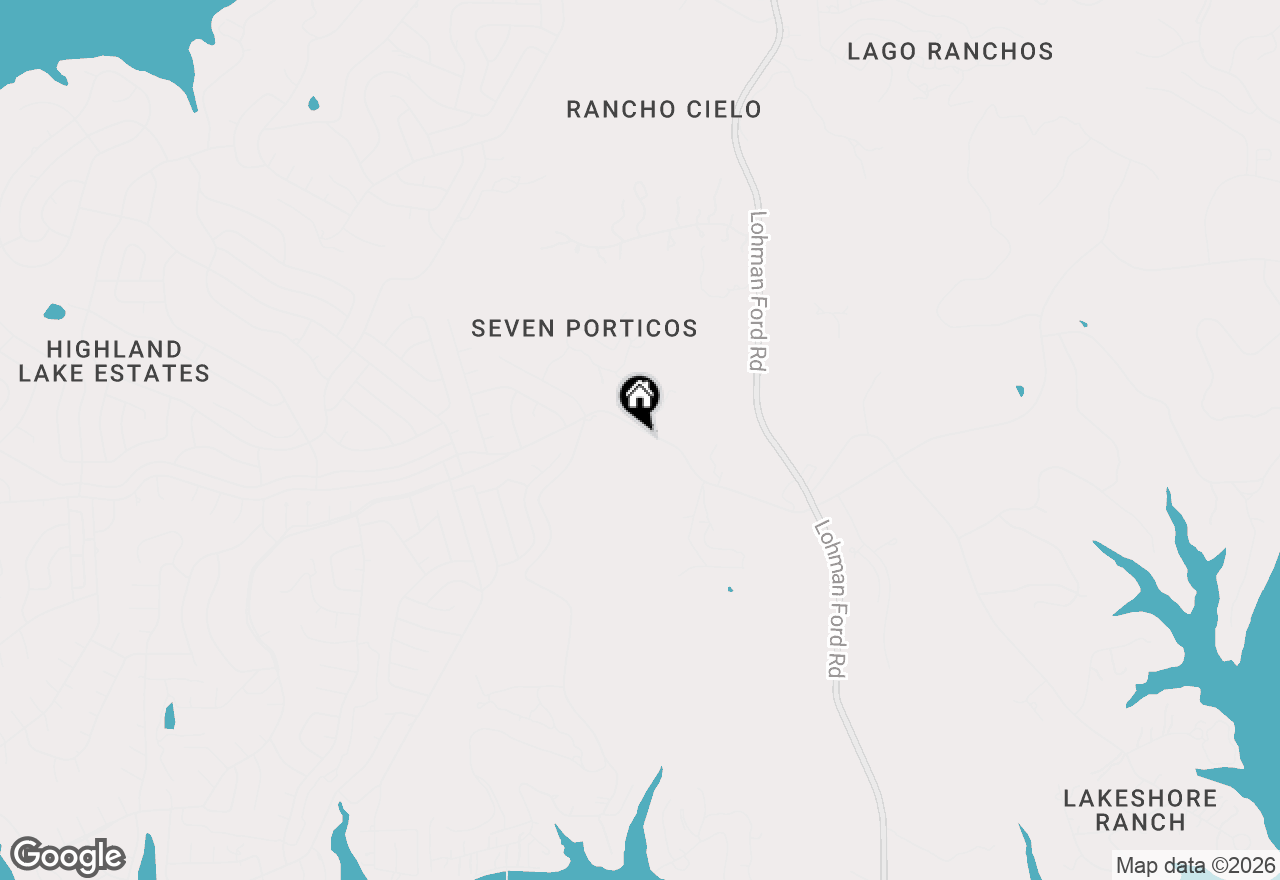 Map of 19807 Boggy Ford Rd, Lago Vista, TX 78645