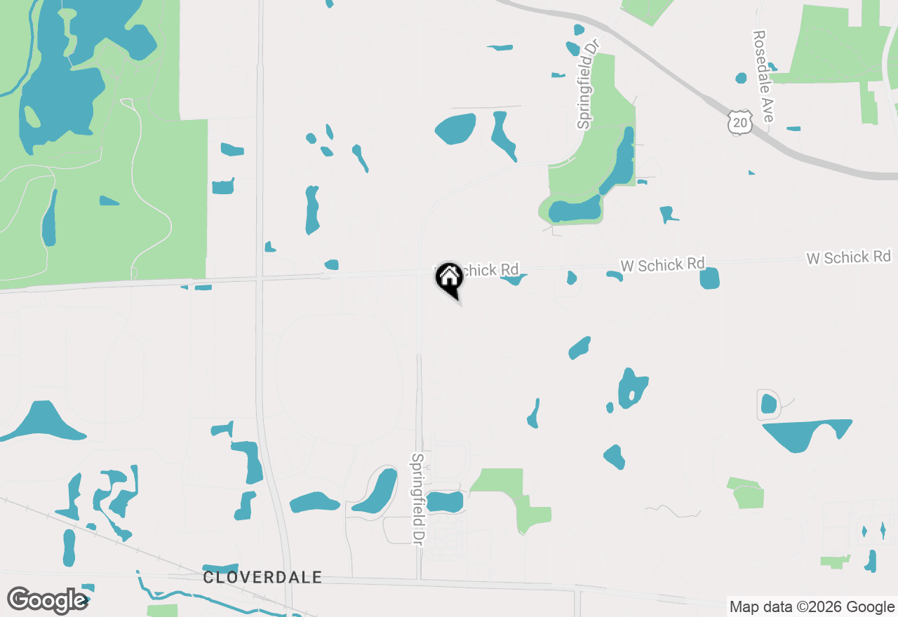 Map of 187 Benton Lane, Bloomingdale, IL 60108