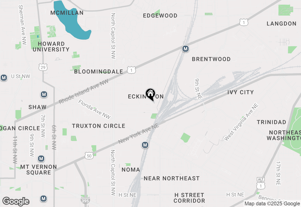 Map of 1712 3rd Street Ne, Washington, DC 20002