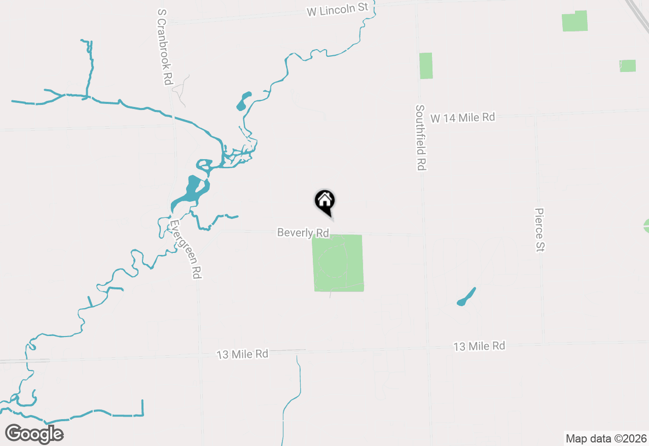 Map of 18851 Devonshire Street, Franklin, MI 48025