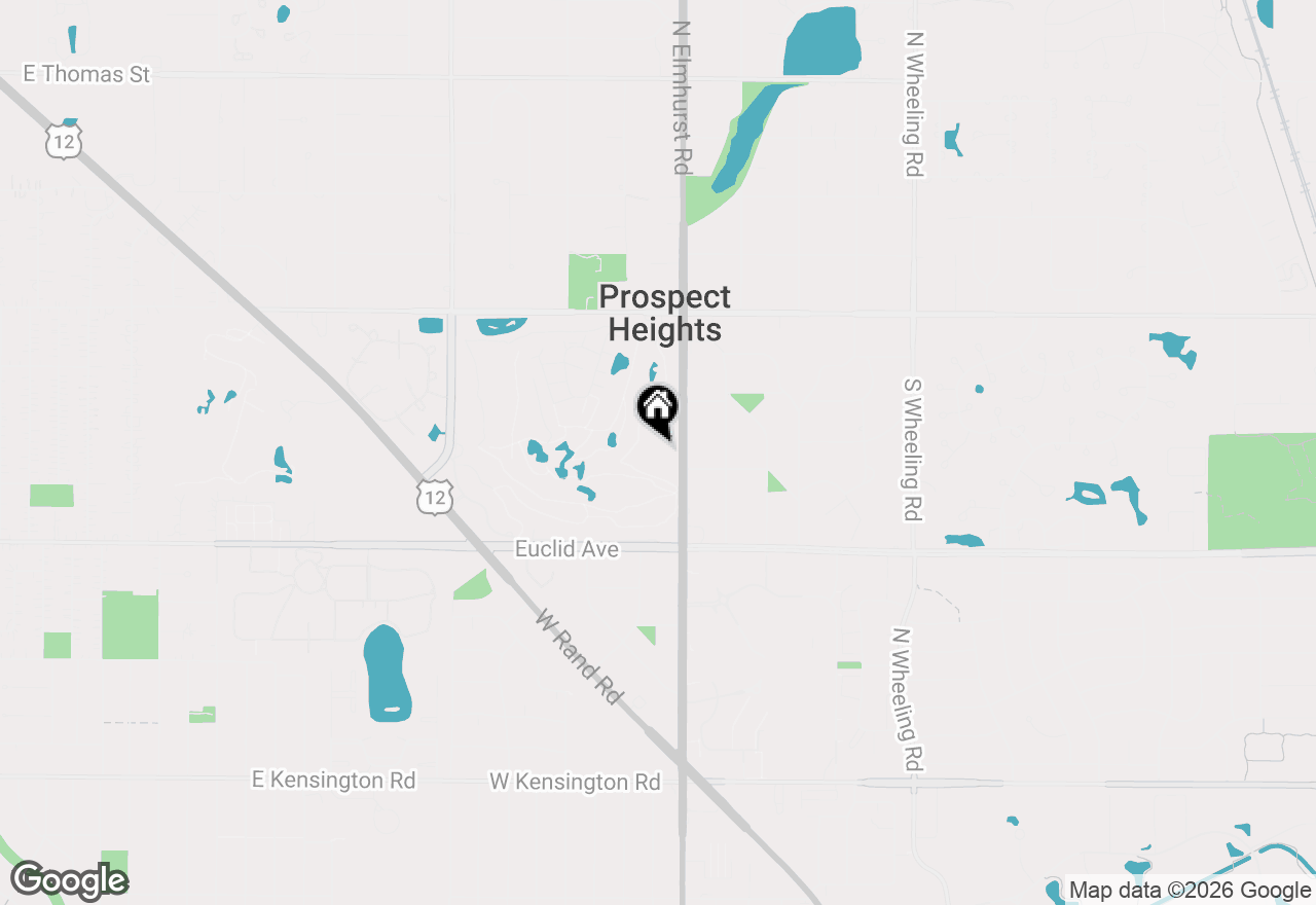 Map of 1400 N Elmhurst Road #417, Mount Prospect, IL 60056