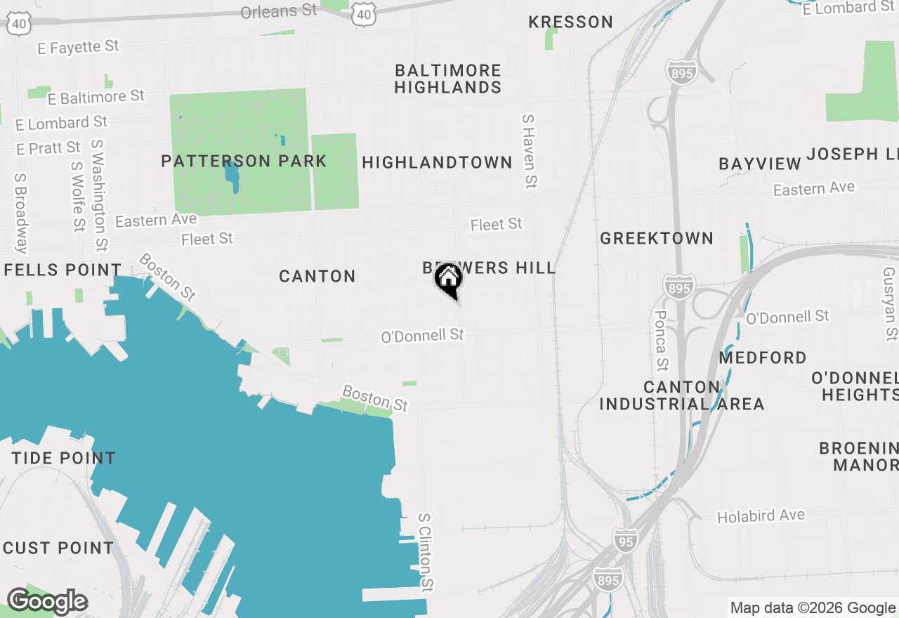 Map of 939 S Baylis Street, Baltimore, MD 21224