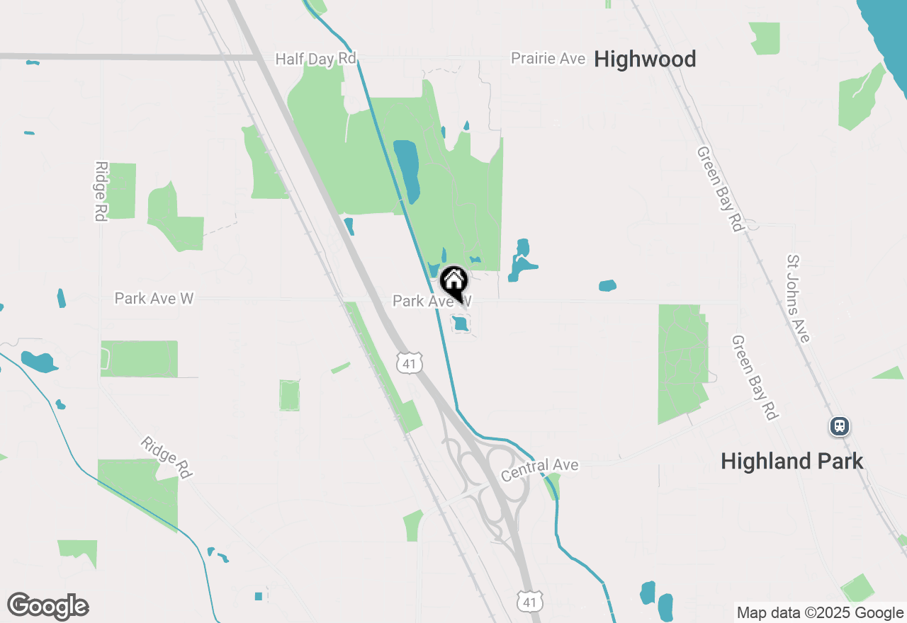 Map of 1220 Park Avenue W #132, Highland Park, IL 60035