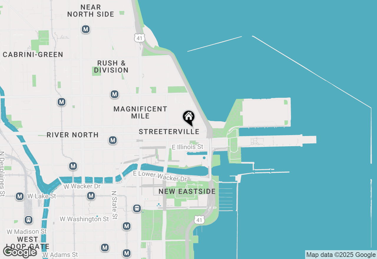 Map of 400 E Ohio Street #3203, Chicago, IL 60611