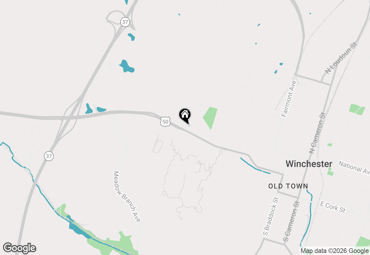 Map of 1104 Amherst Street, Winchester, VA 22601