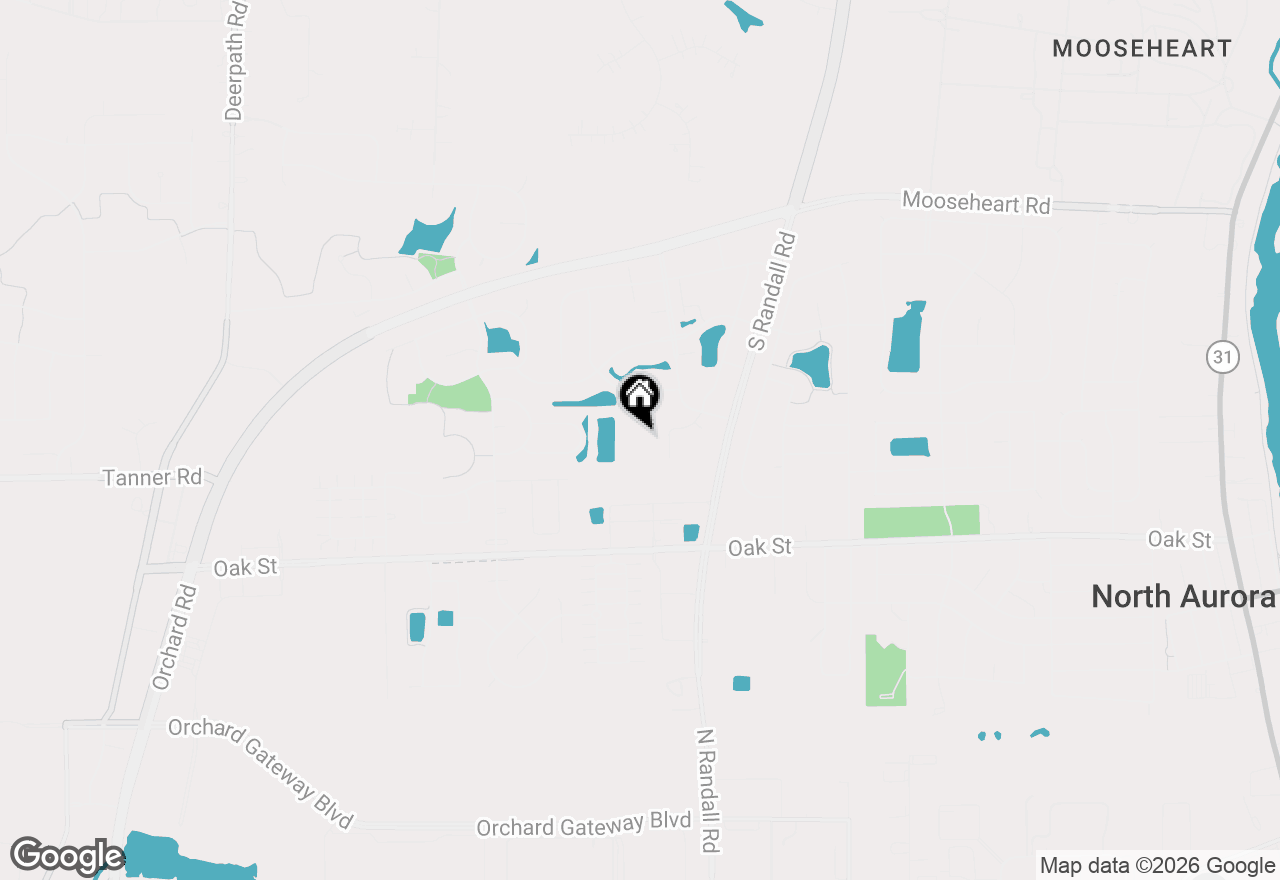 Map of 302 Miller Drive #A, North Aurora, IL 60542