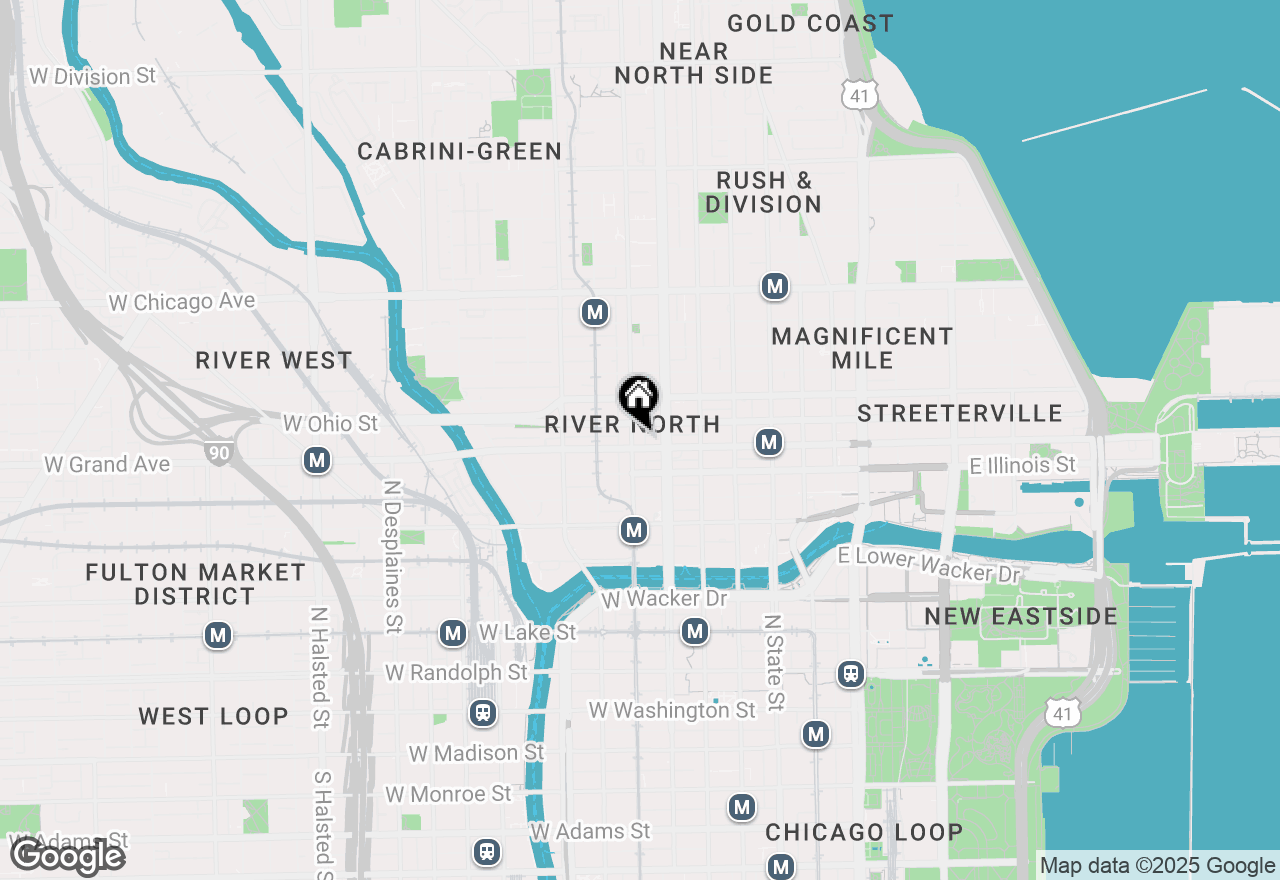 Map of 535 N Wells Street, Chicago, IL 60654