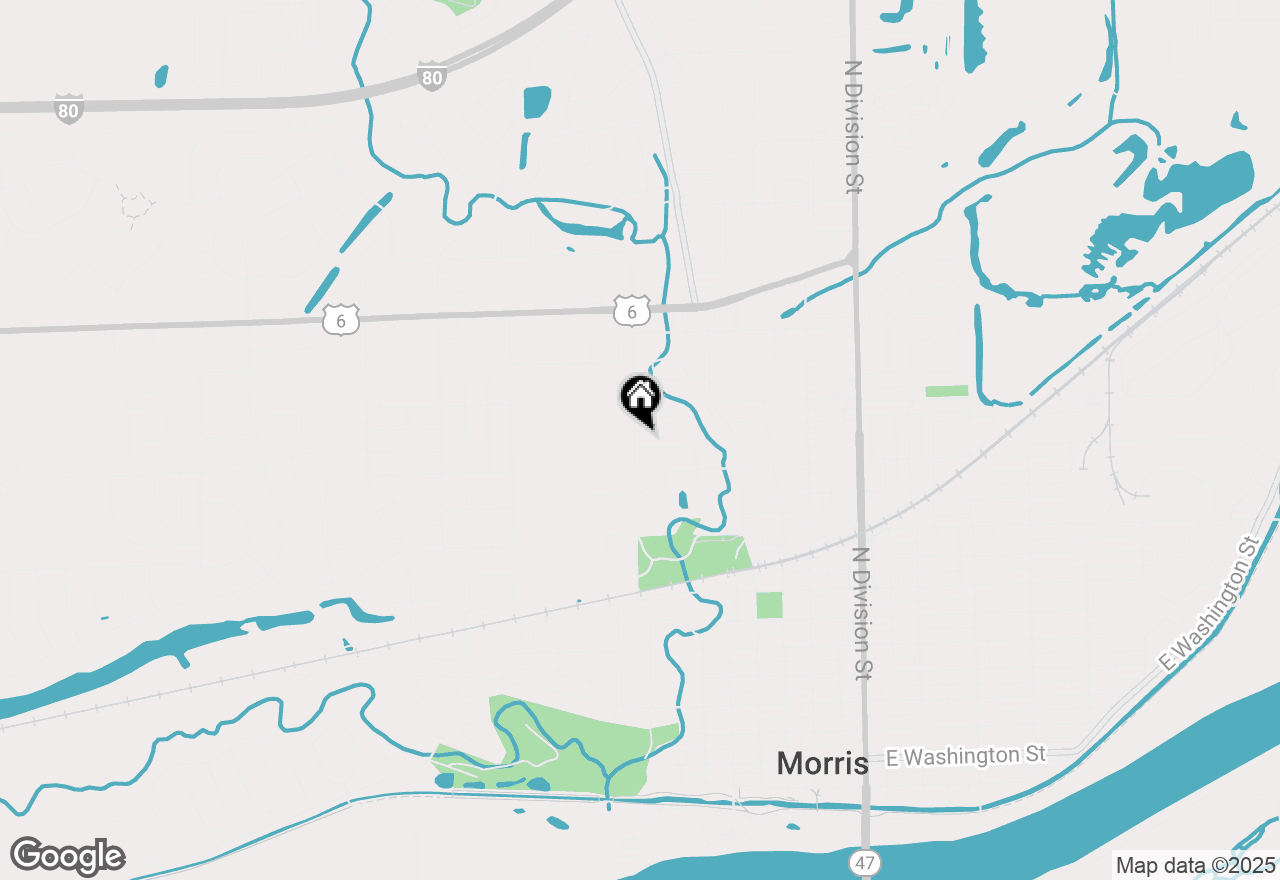 Map of 1301 Union Street, Morris, IL 60450