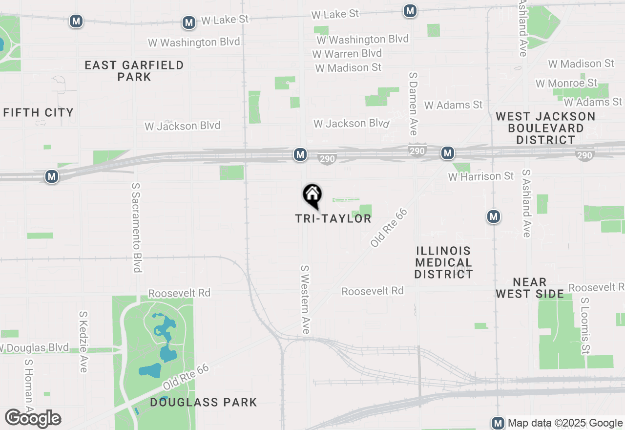 Map of 2354 W Polk Street #304, Chicago, IL 60612