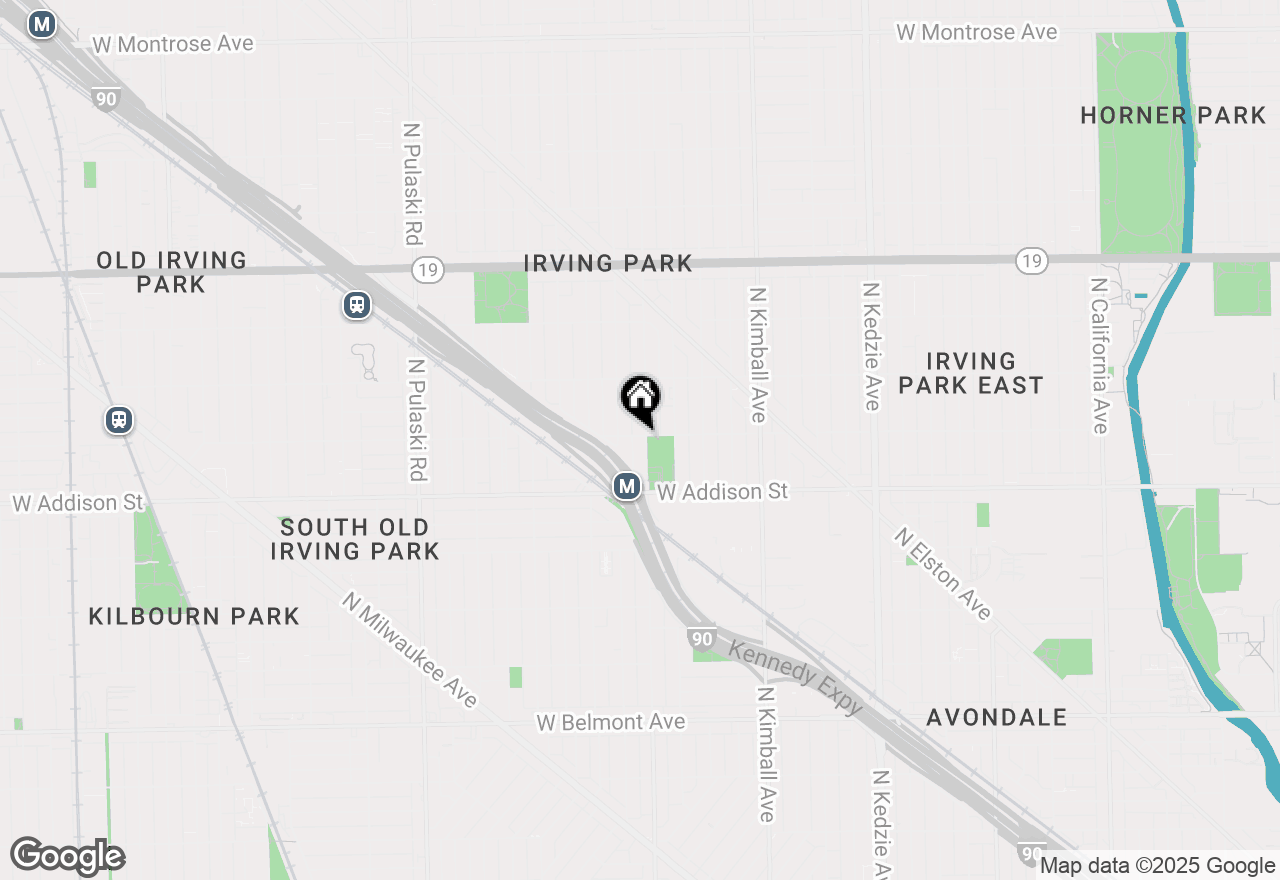Map of 3656 N Central Park Avenue, Chicago, IL 60618