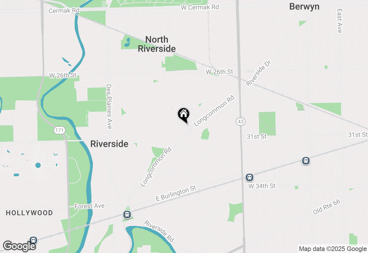Map of 326 Evelyn Road, Riverside, IL 60546
