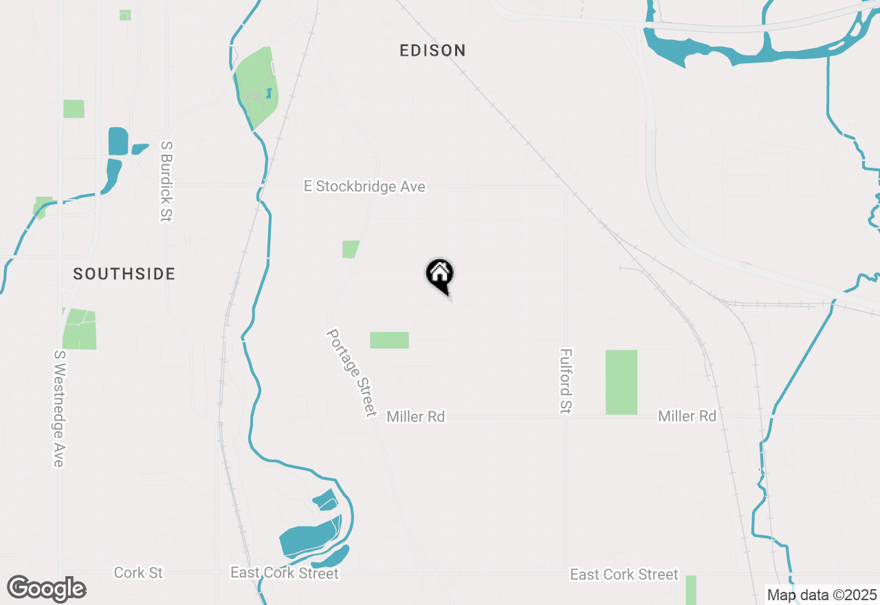 Map of 1114 Lane Boulevard, Kalamazoo, MI 49001