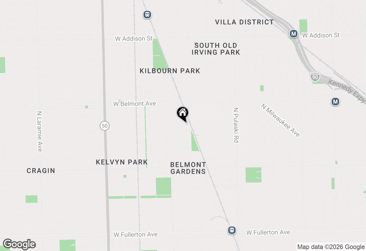 Map of 4264 W Nelson Street #2, Chicago, IL 60641