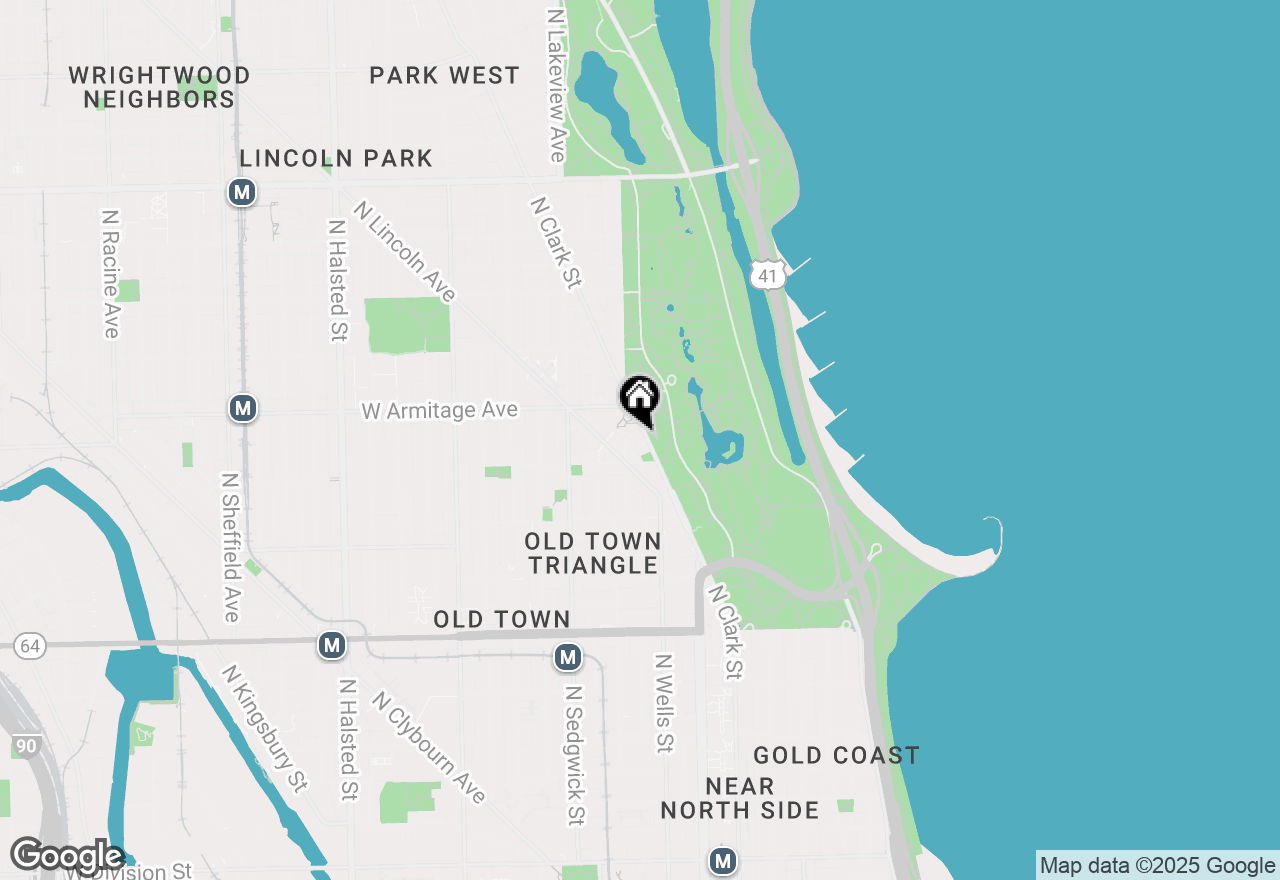 Map of 1920 N Clark Street #14B, Chicago, IL 60614