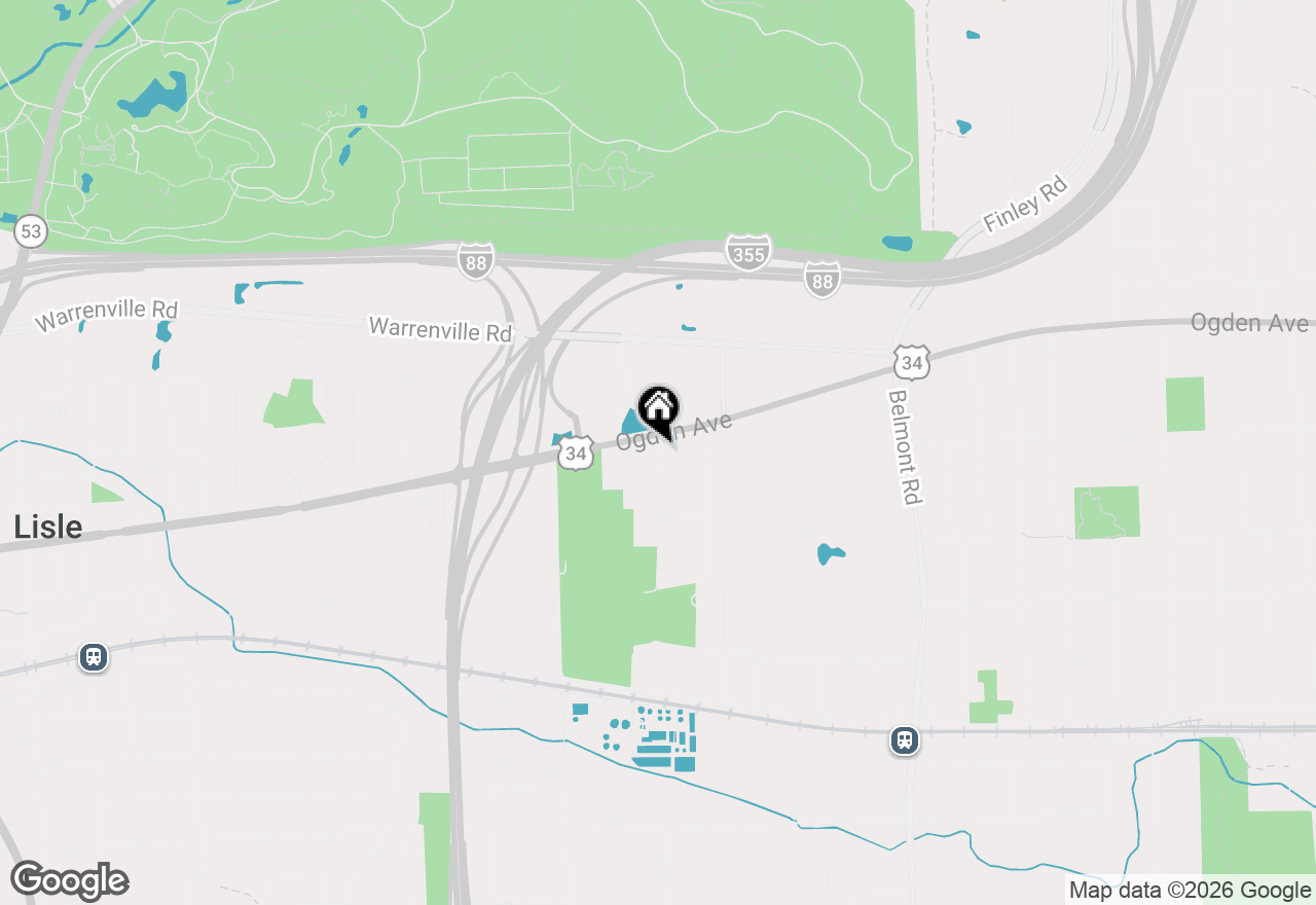 Map of 4508 Drendel Road, Downers Grove, IL 60515