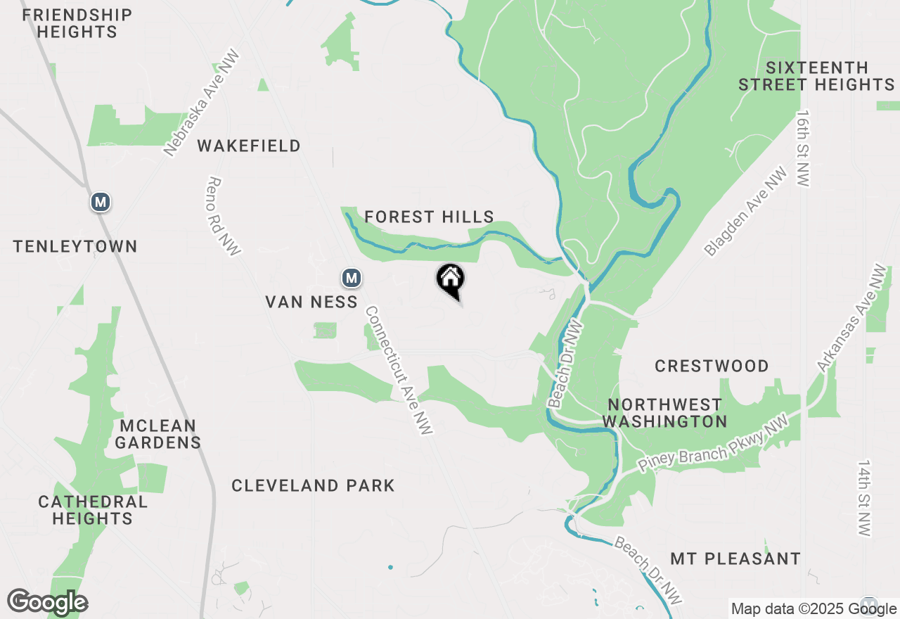 Map of 2939 Van Ness Street Nw #1031, Washington, DC 20008